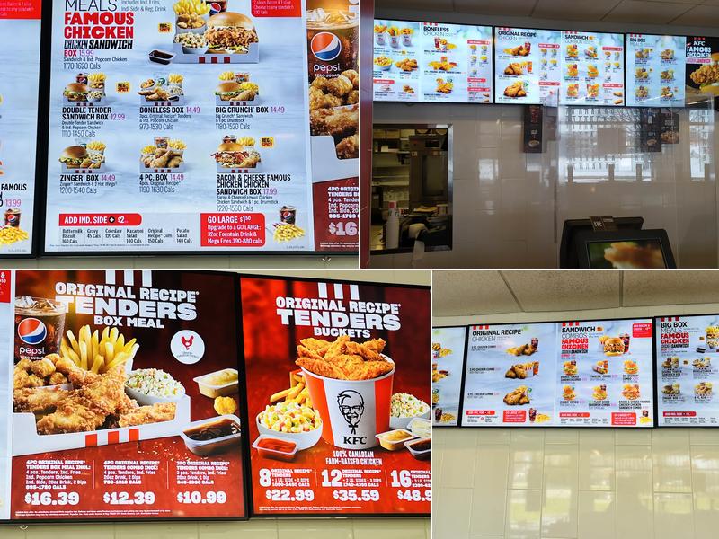 KFC Menu