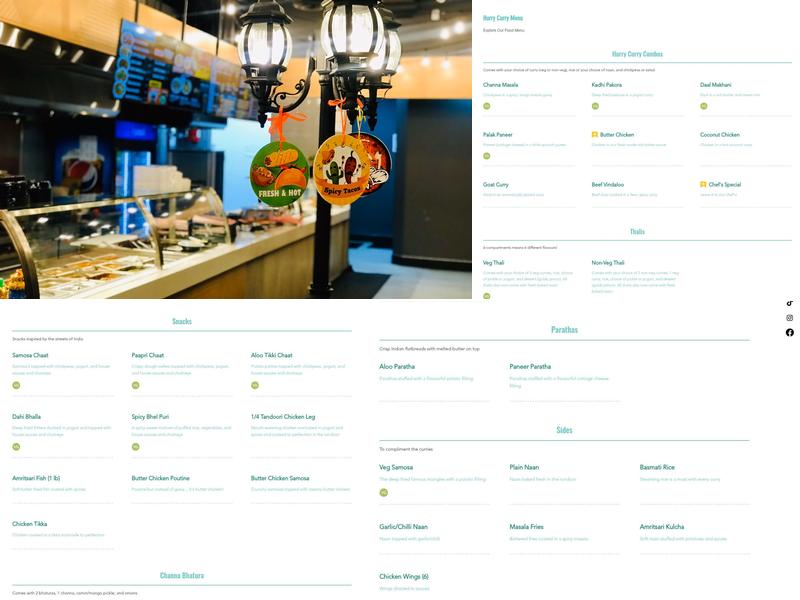 Hurry Curry | Anda Adda Menu