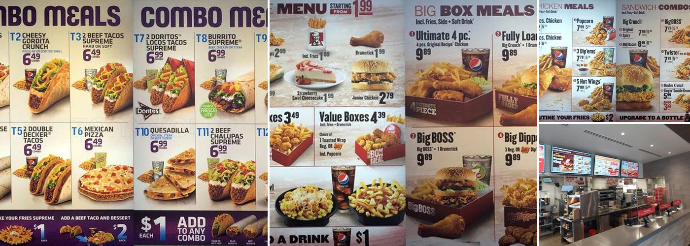 Burger King Menu