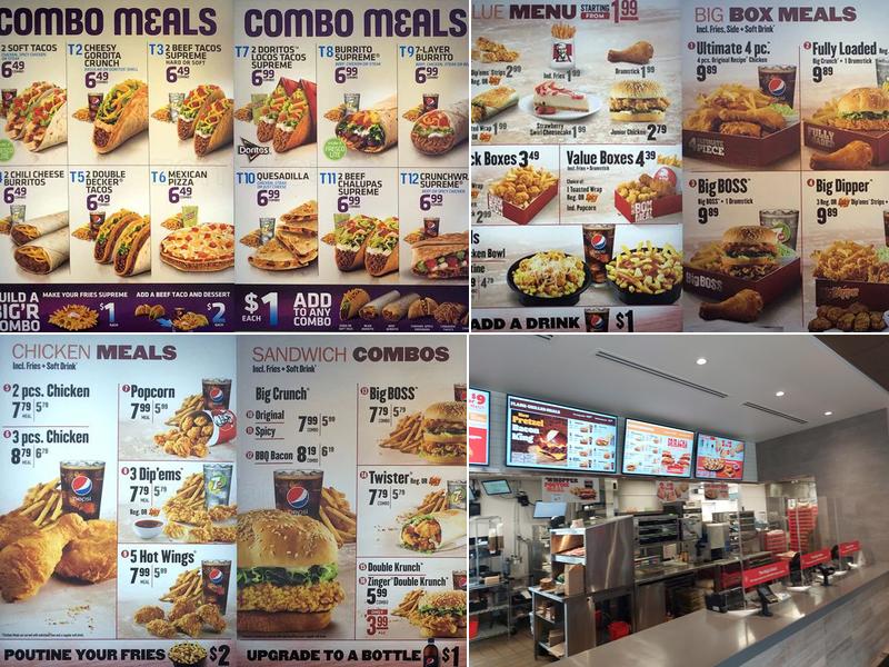 Burger King Menu