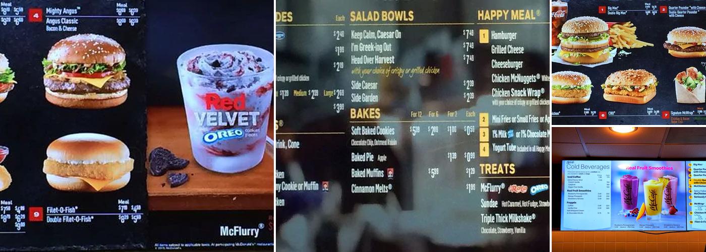 McDonald's Menu