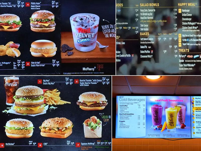 McDonald's Menu