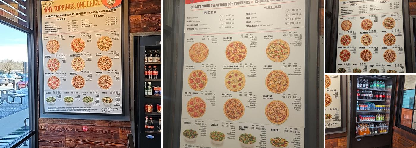 MOD Pizza Menu