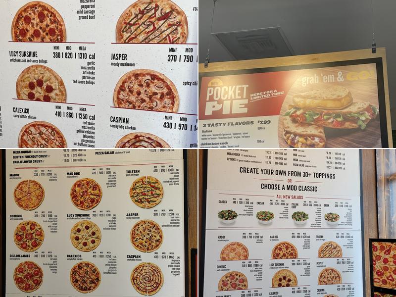 MOD Pizza Menu