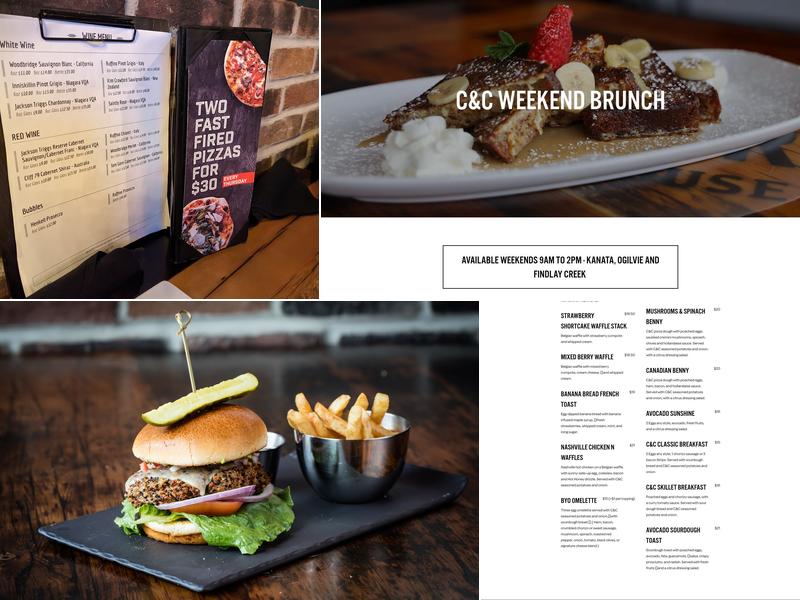 Crust & Crate Fast Fired Pizza Pub Menu