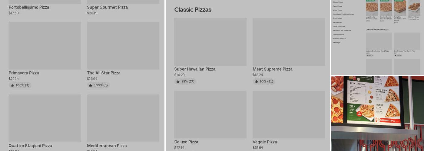 Pizza Nova Menu