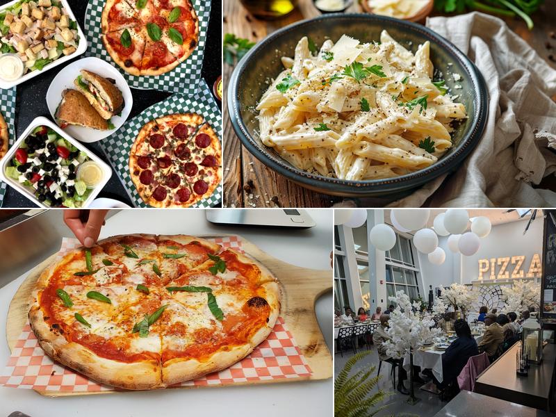 Pepe Pizza 🍕Parking by the Big Glass Lens,  7250 Keele St, Concord