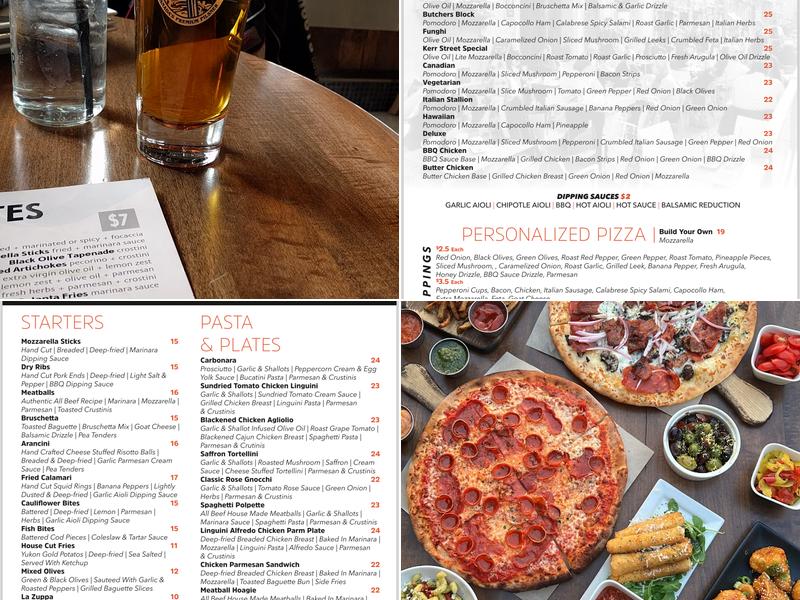 The Boot Social Pizzeria Menu