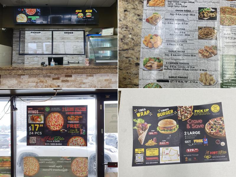 Halal Hot Bite Pizza & Grill Menu