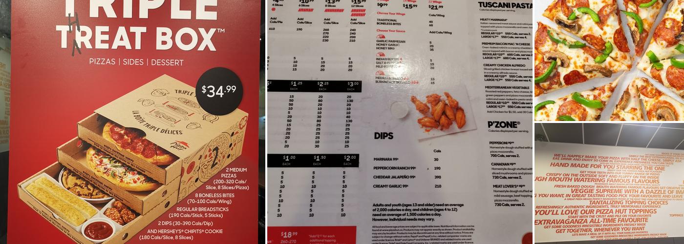 Pizza Hut Menu