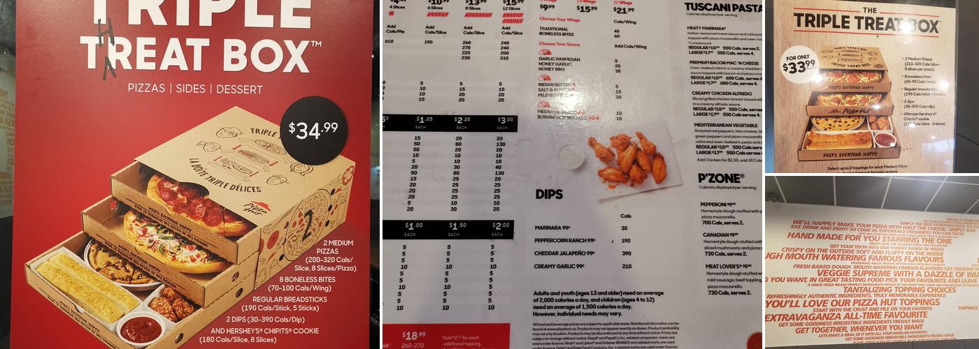 Pizza Hut Menu
