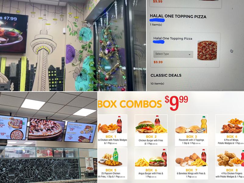 Double Double Pizza & Chicken Menu