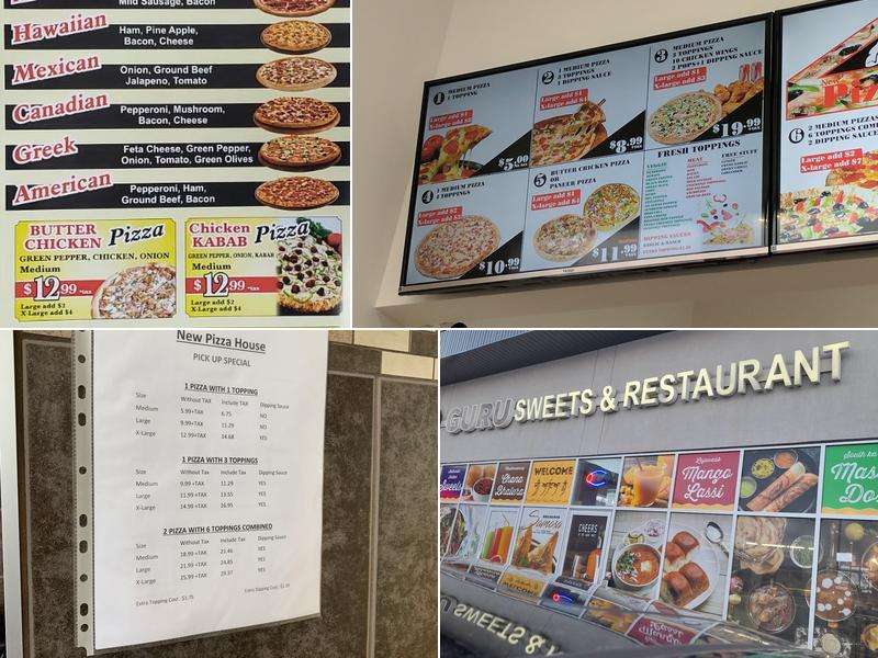 New Pizza House Menu