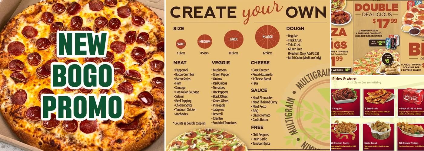 241 Pizza Menu
