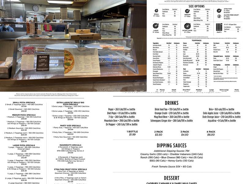 Pizzaville Menu