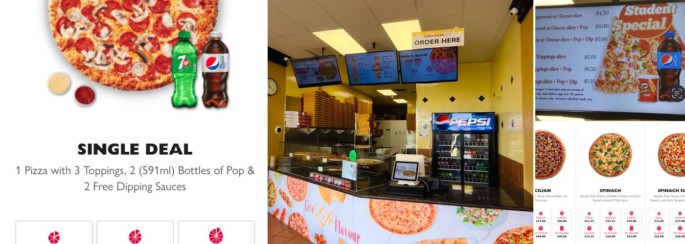 Gino's Pizza Menu