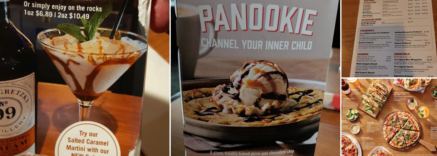 Boston Pizza Menu