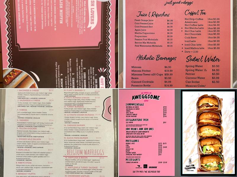Eggstaurant Menu