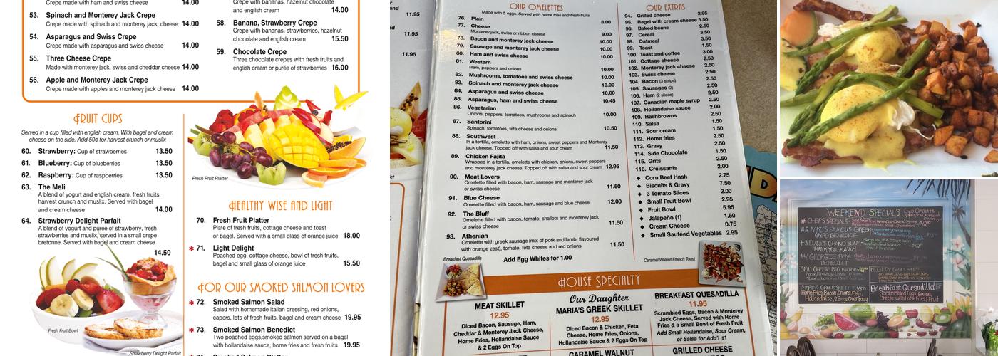 PROINO BREAKFAST & LUNCH Menu