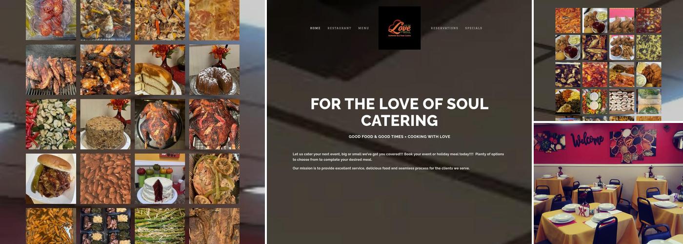 For The Love of Soul - Catering Menu