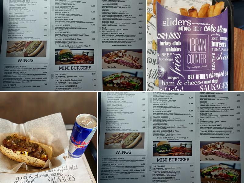 Urban Counter Palatine Menu