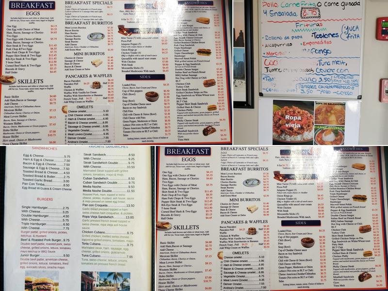 Junior's Grill Cafe Menu