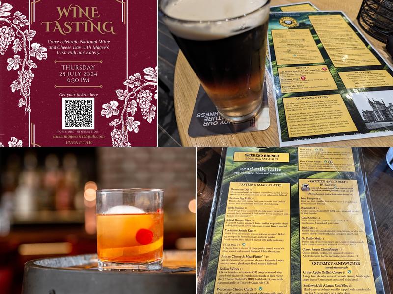 Magee’s Irish Pub & Eatery Menu