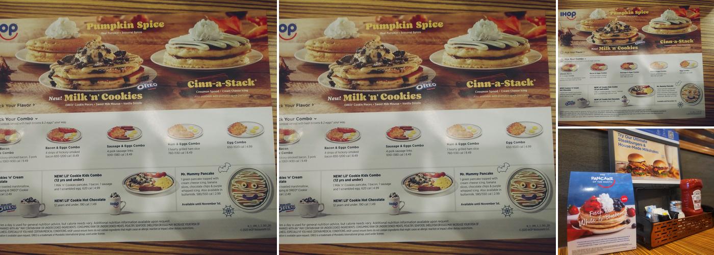 IHOP Menu