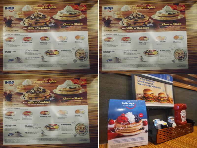 IHOP Menu