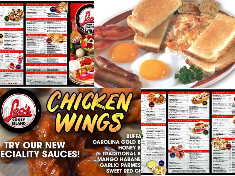 Leo's Coney Island Menu