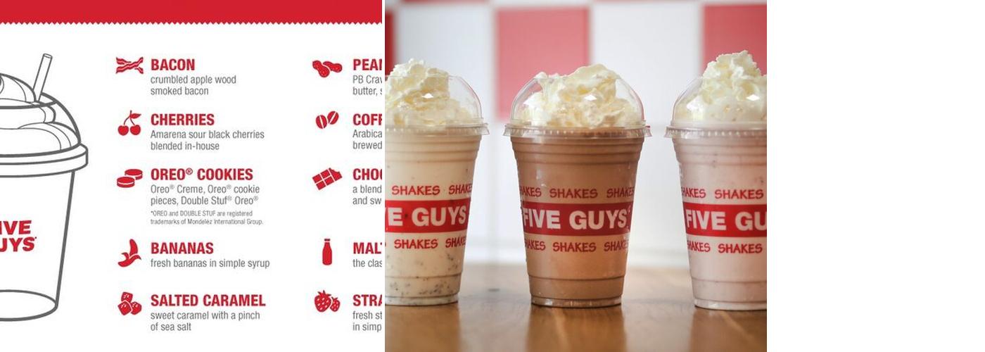Five Guys Menu