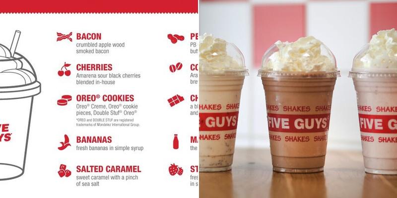 Five Guys Menu