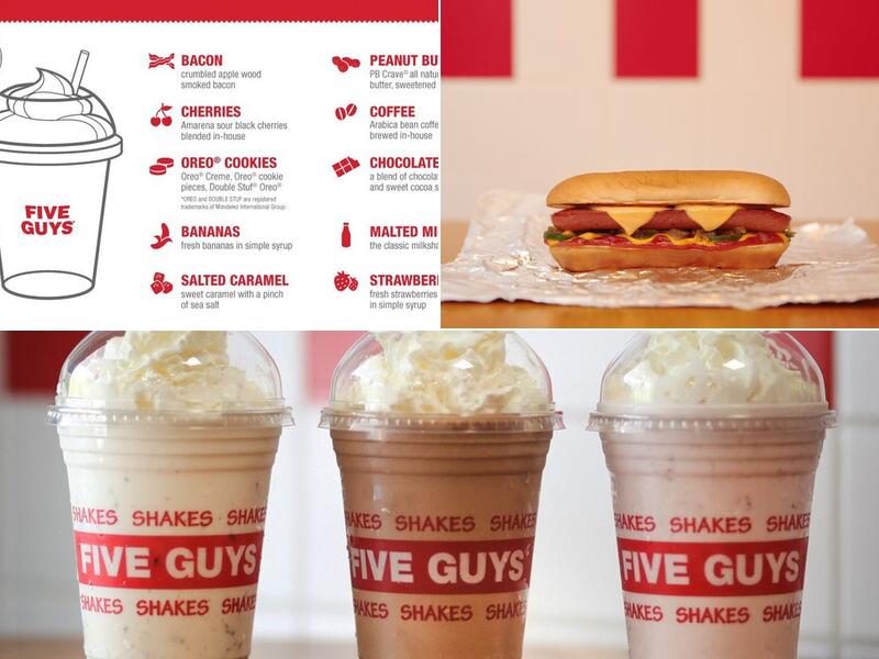 Five Guys Menu
