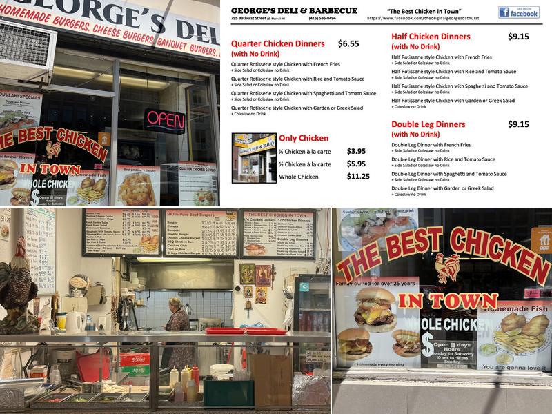 George's Deli & B B Q Menu