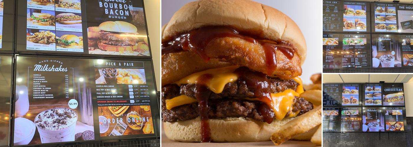 Wayback Burgers Menu