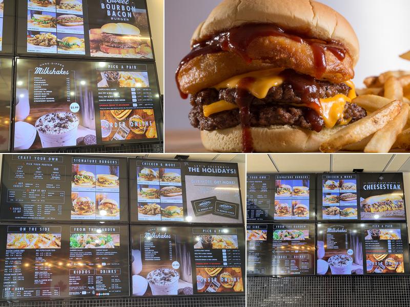 Wayback Burgers Menu