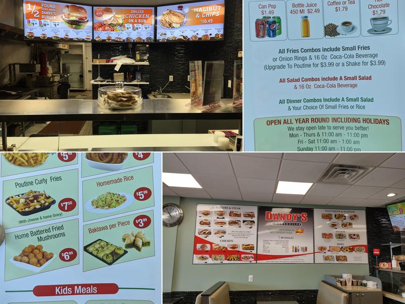Dandy's Menu