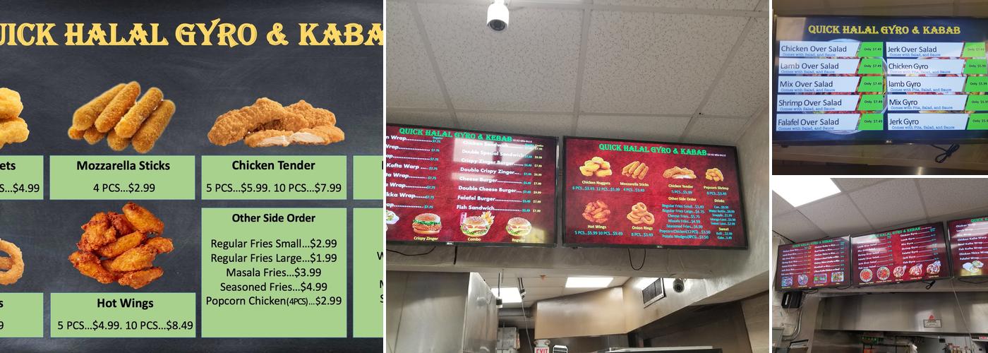 Quick Halal Gyro & Kebab Menu