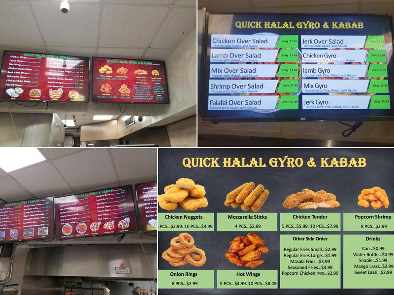 Quick Halal Gyro & Kebab Menu
