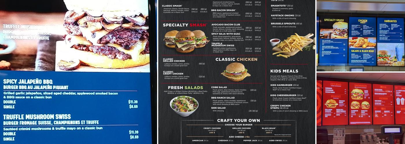 Smashburger Menu