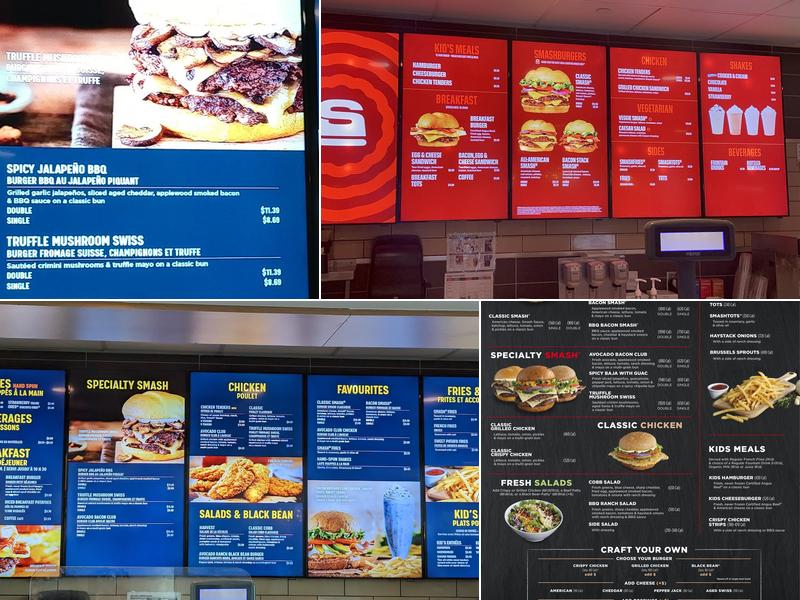 Smashburger Menu