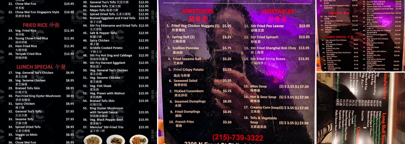 Sokolover Menu