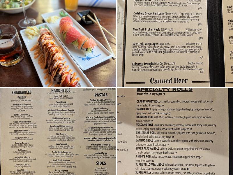B2 Bistro + Bar Menu