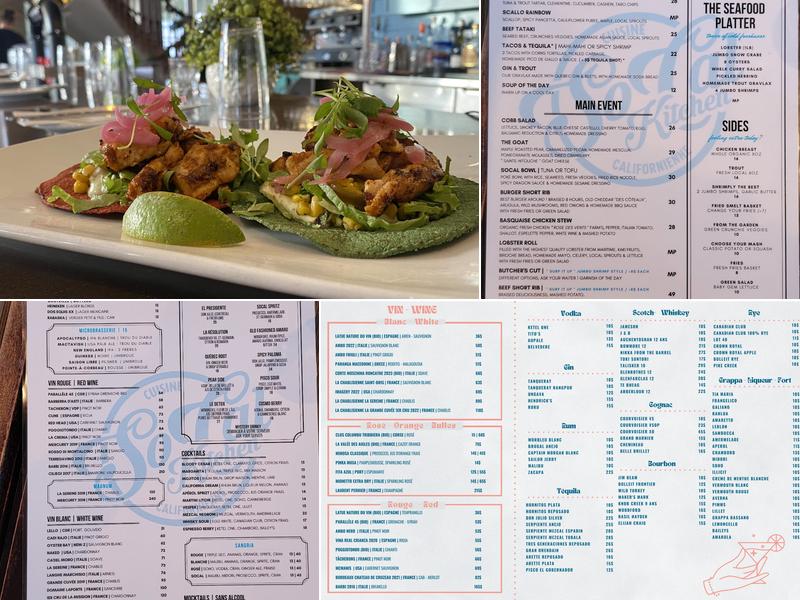 SoCal Kitchen Menu