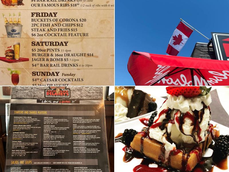 Moose Delaney's Sports Bar & Grill Menu