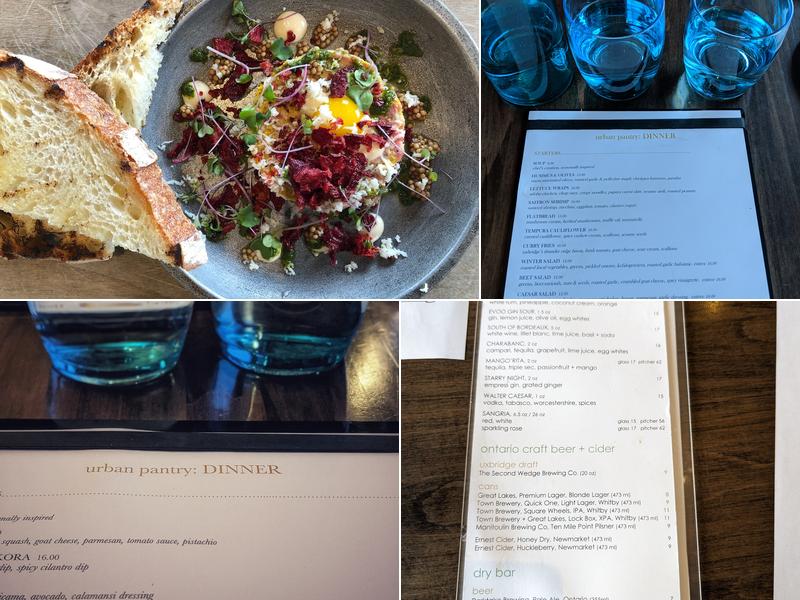 Urban Pantry Restaurant Menu