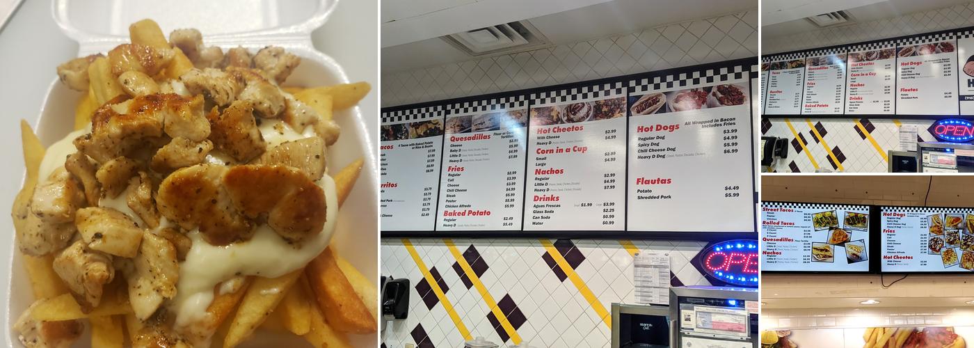 Heavy D's Grill Menu