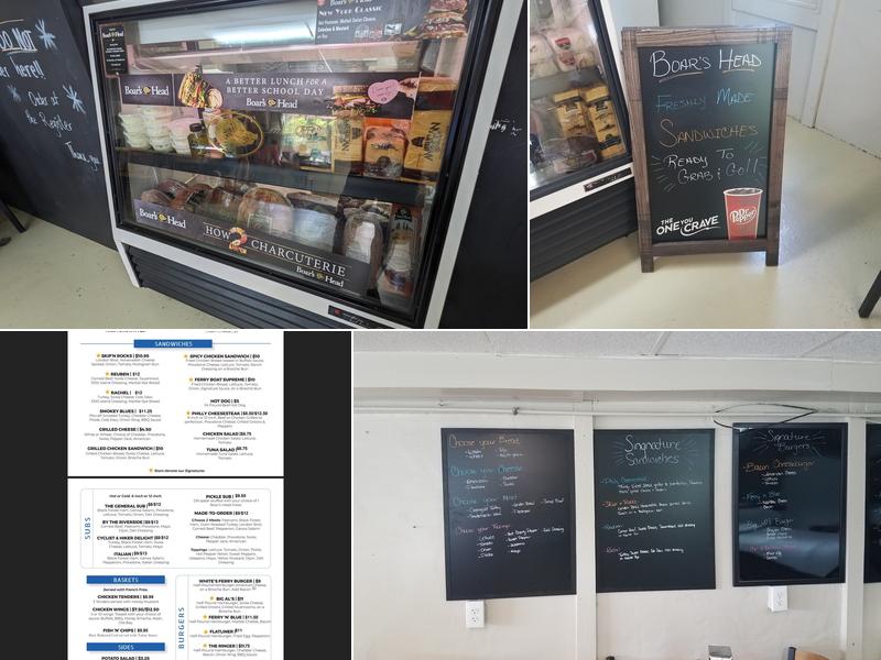 White's Ferry Store & Grill Menu