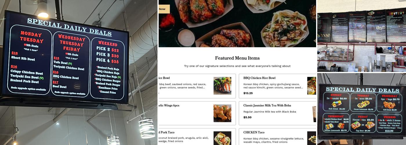 Koja Kitchen Sacramento Menu