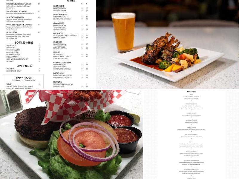 London Bar & Grill Menu